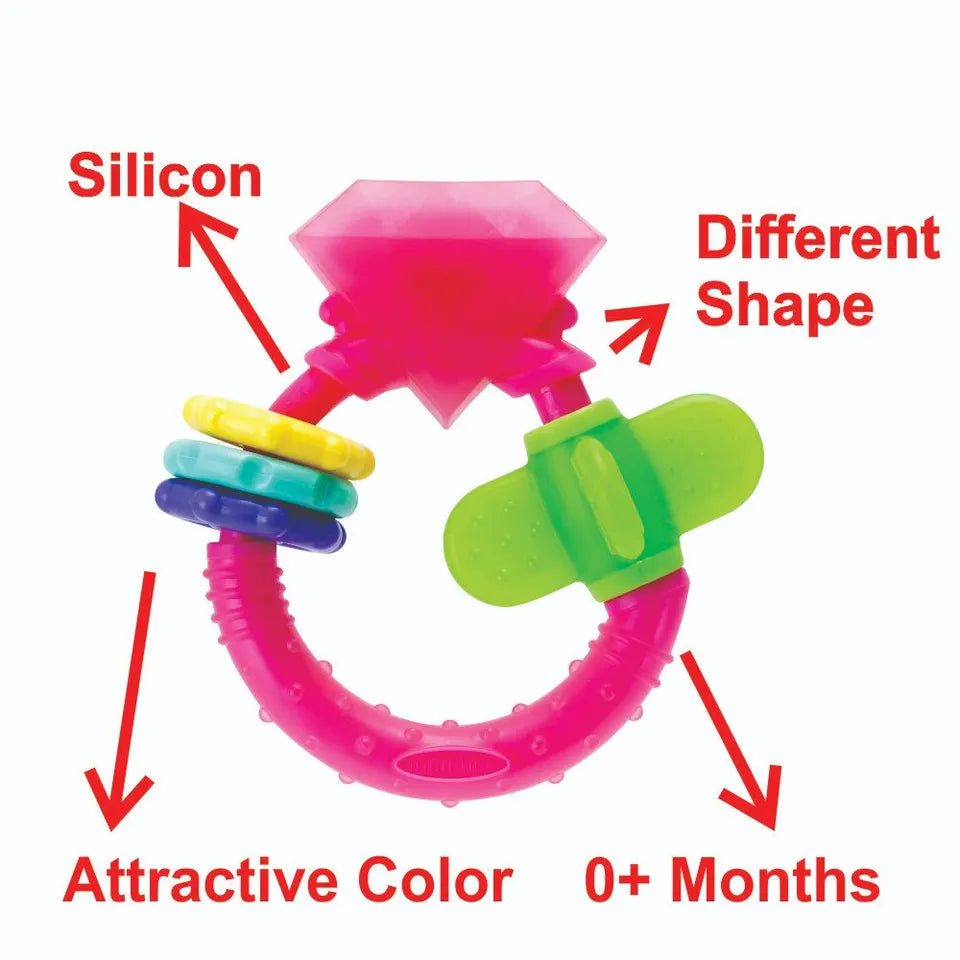 Infantino - Chew & Play Ring Teether