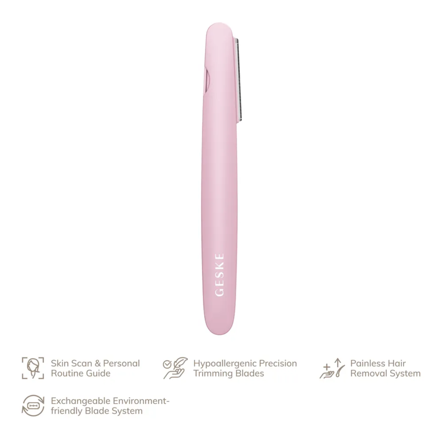 Geske SmartAppGuided Precision Trimmer | 4 in 1 (Pink)