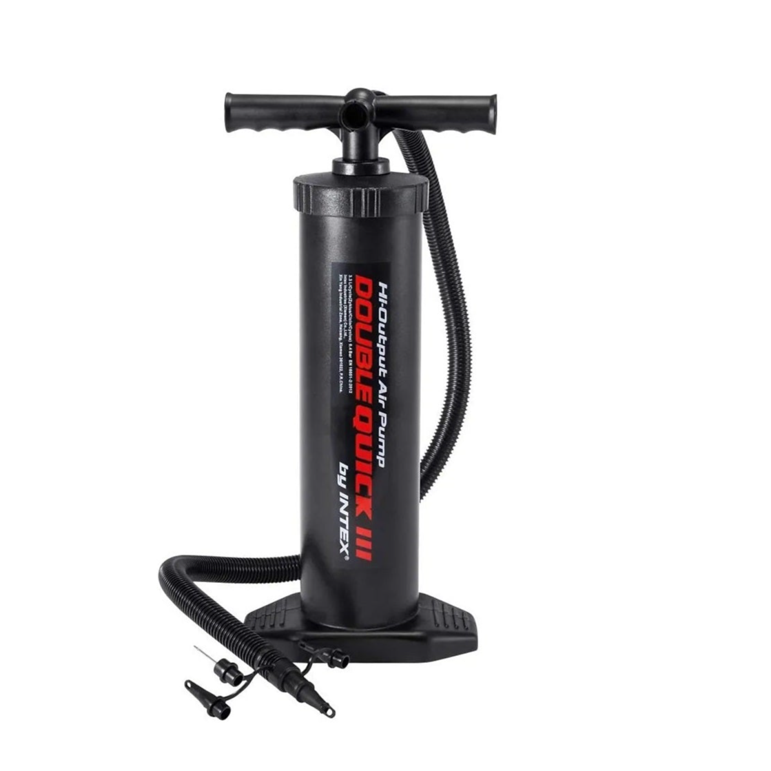 Intex - Double Quick III Hand Pump - Black - (35.5cm)