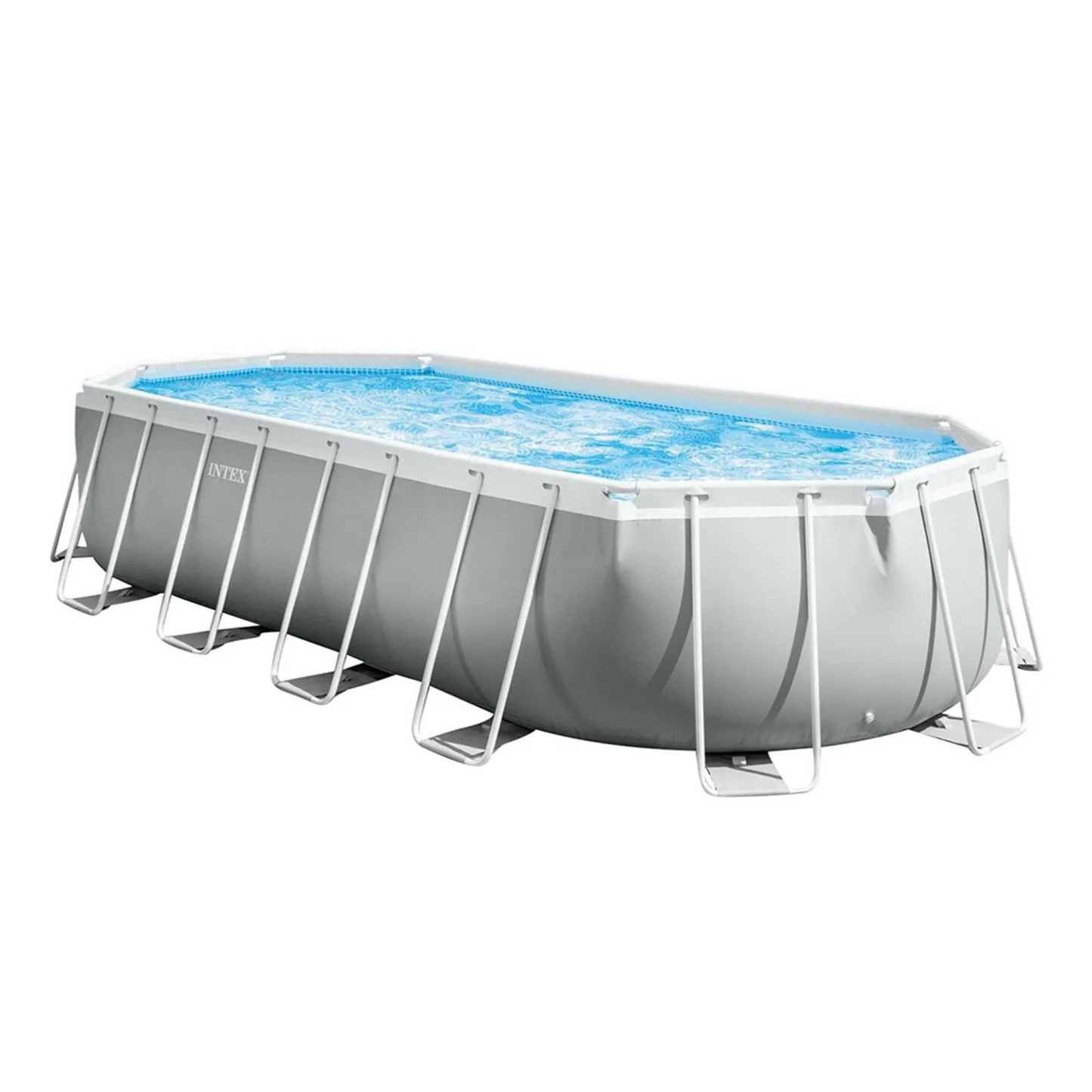 Intex - Prism Frame Oval Pool Set - Multicolor - (L 610 x B 305 x H 122 cm)
