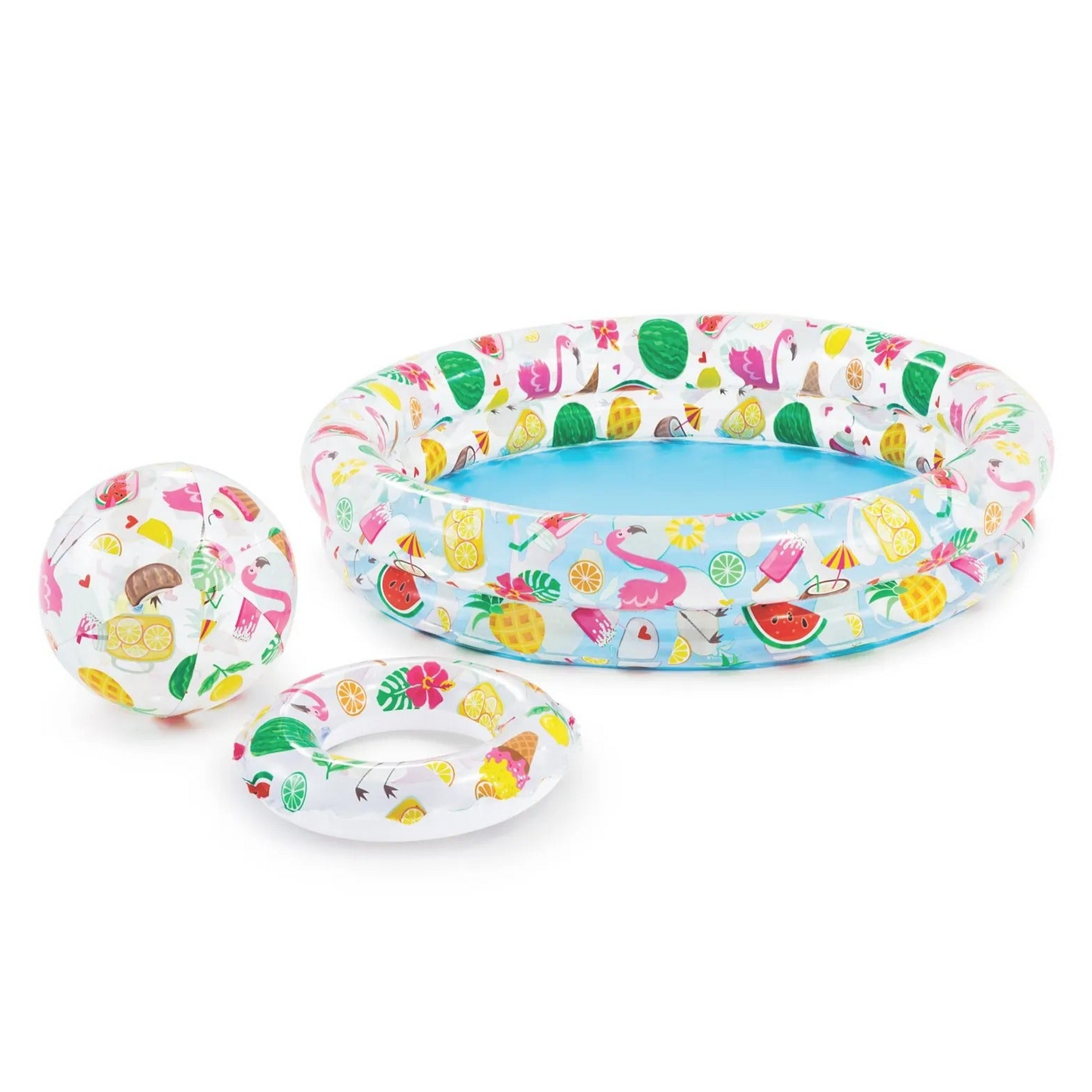 Intex - Recreation Inflatable Pool Set Multicolour - 3 Pieces