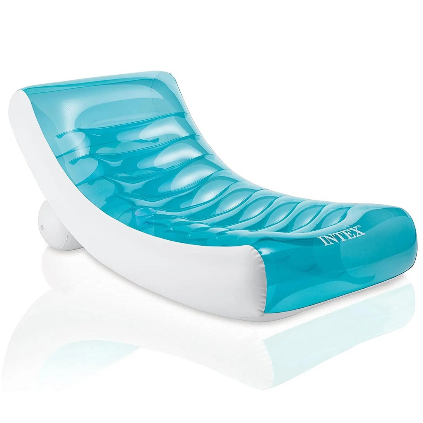 Intex - Rocking Lounge - Blue White - (L 188 x W 99 cm)