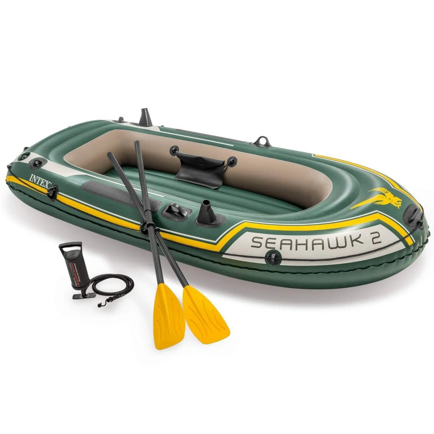 Intex - Seahawk 2 Boat Set - Green