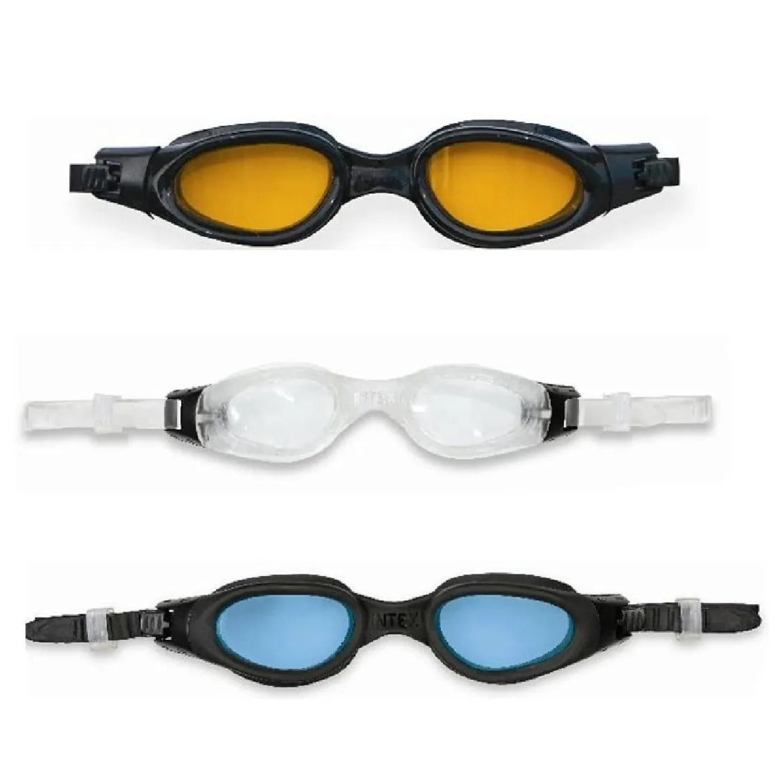 Intex - Sport Master Swimming Goggles Pack Of 1 - Assorted Colours