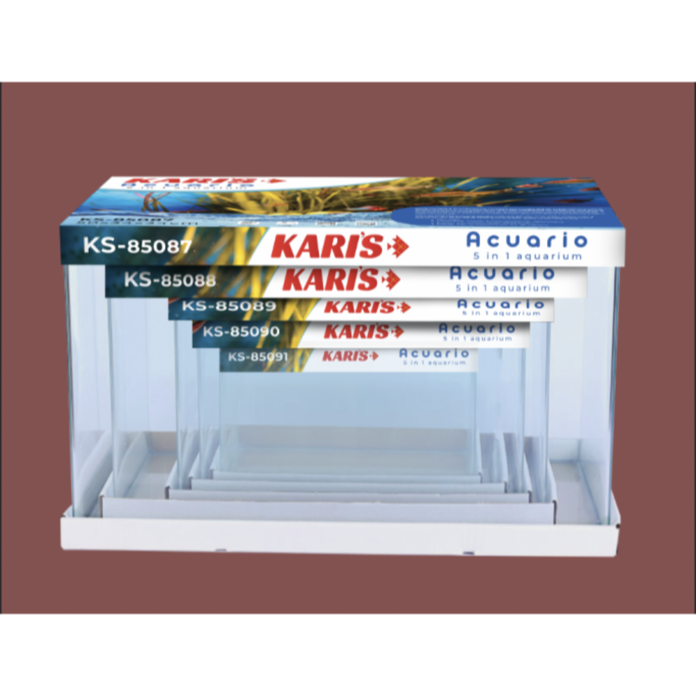 Karis 5in1 Aquarium Glass Tank Set