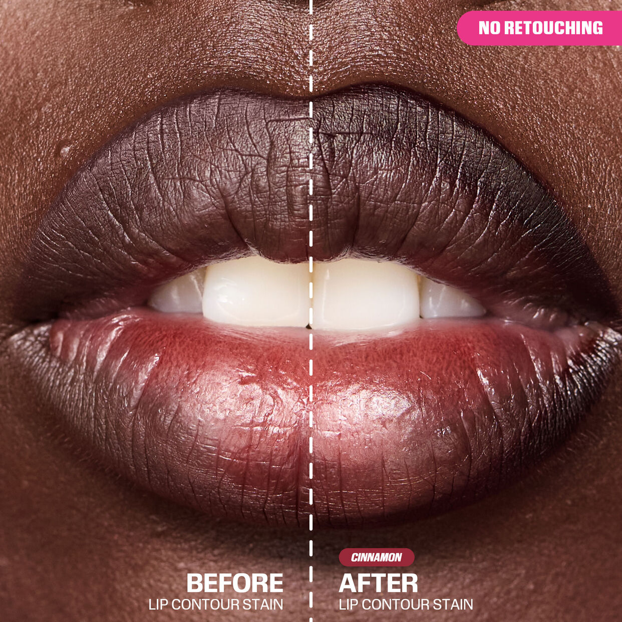 Huda Beauty Lip Contour Lip Stain For 12-Hour Wear - Cinnamon