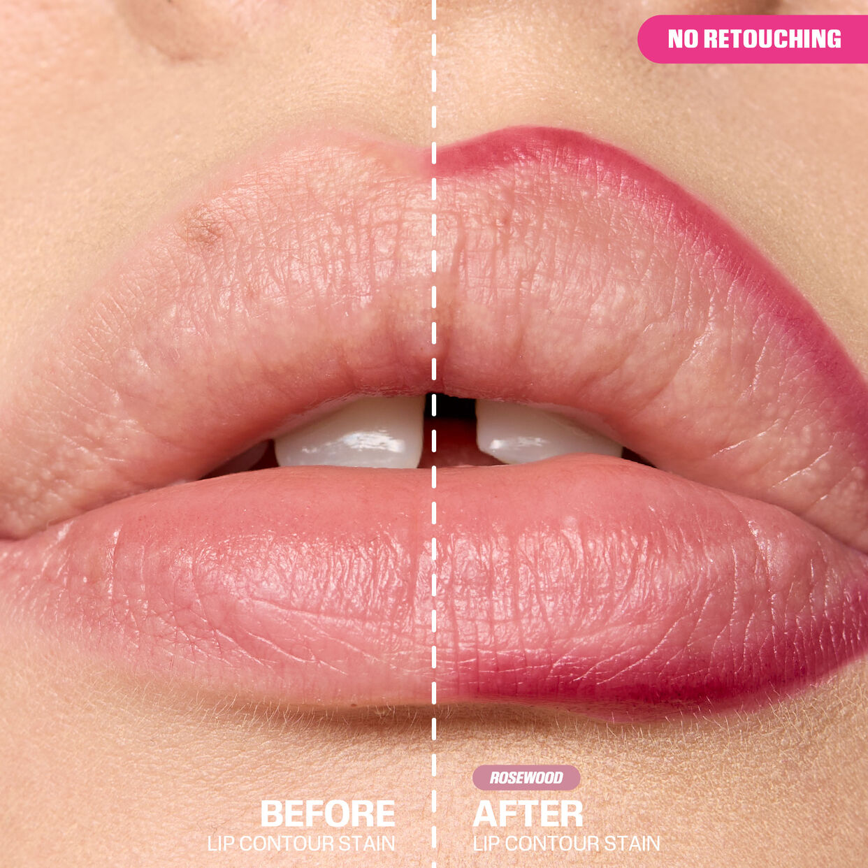 Huda Beauty Lip Contour Lip Stain For 12-Hour Wear - Rosewood