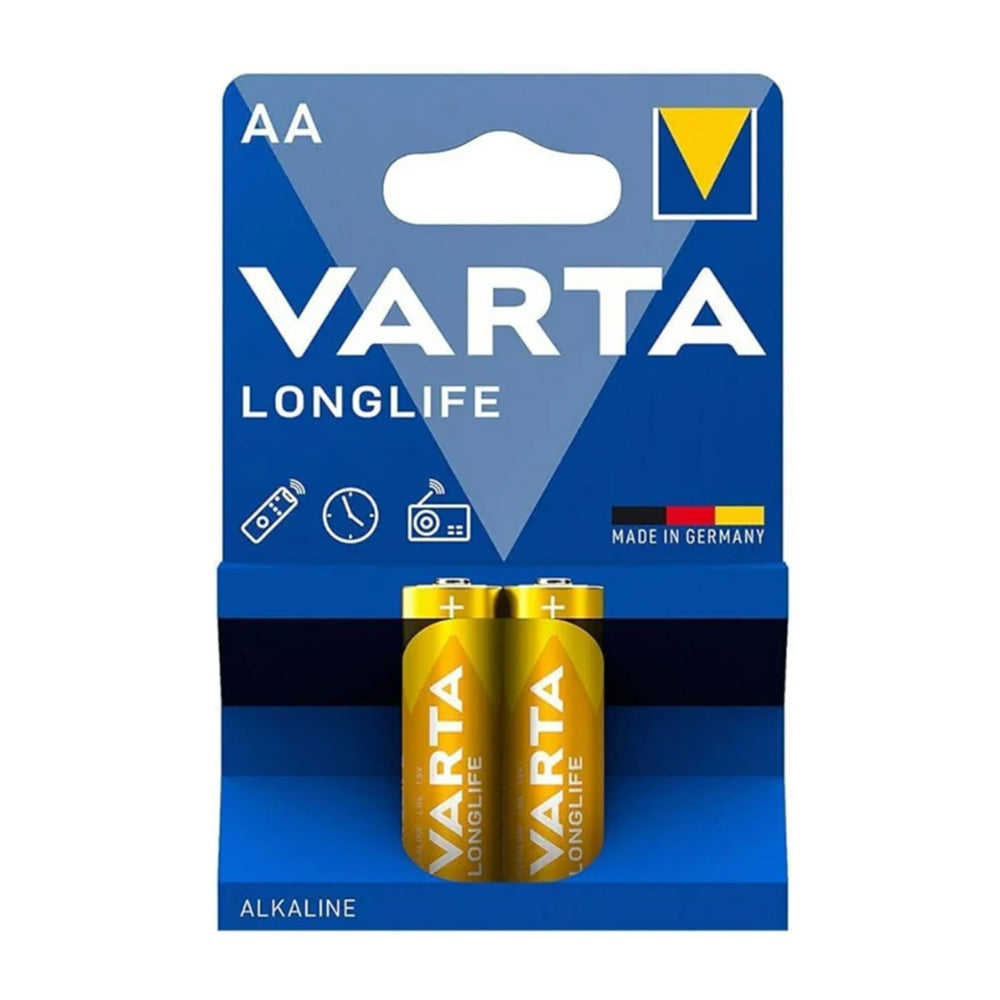 Varta Longlife Battery AA - Pack of 2
