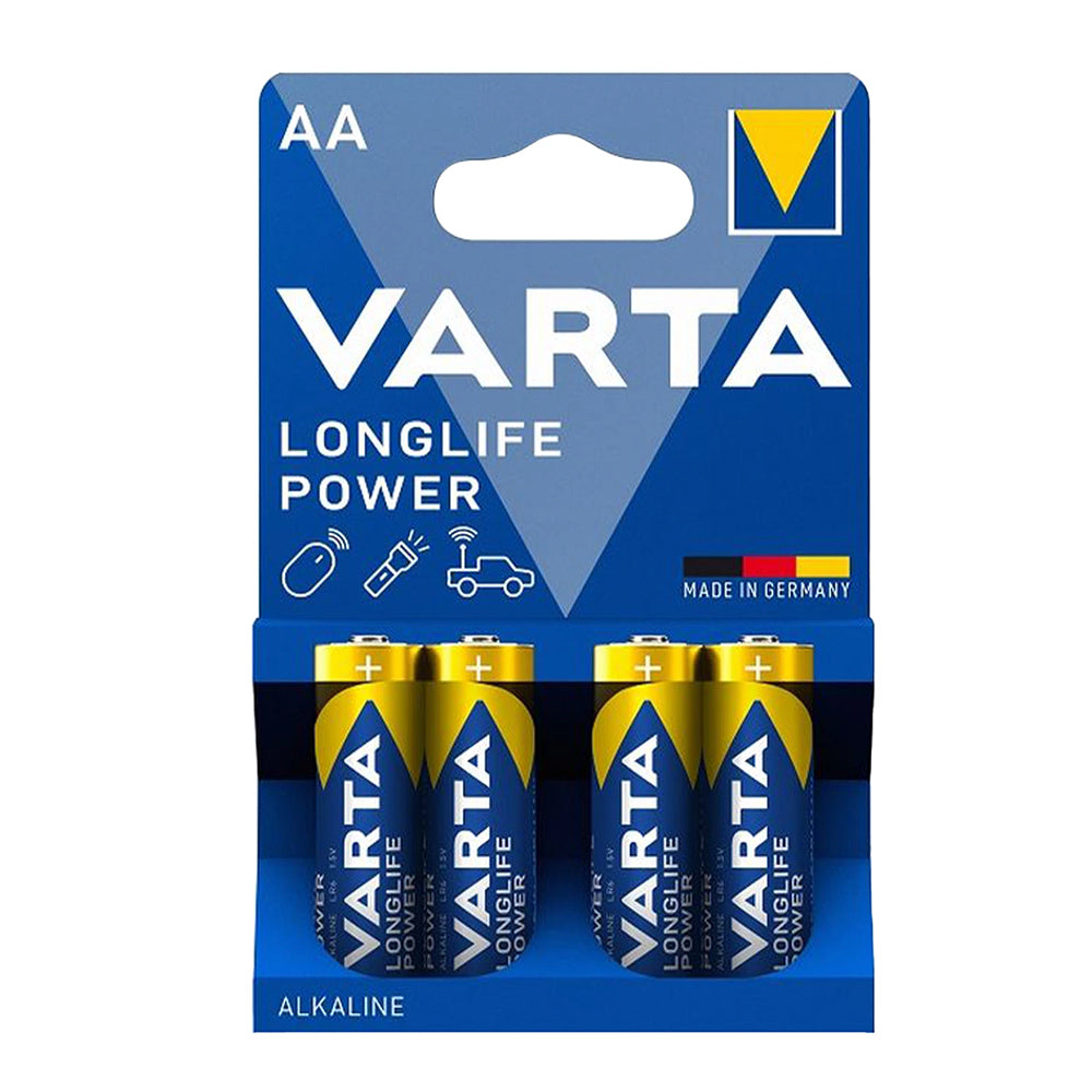 Varta Longlife Battery AA - Pack of 4