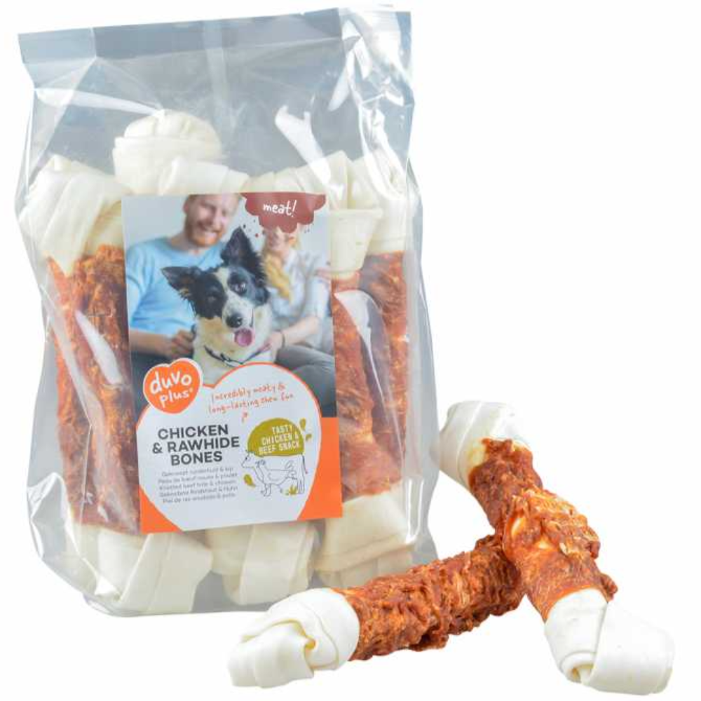 Duvo+ Chicken & Rawhide Small Bones 1000gm