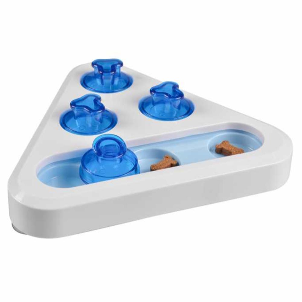Duvo+ Seek 'n Snack Puzzle - Triangle White/Blue