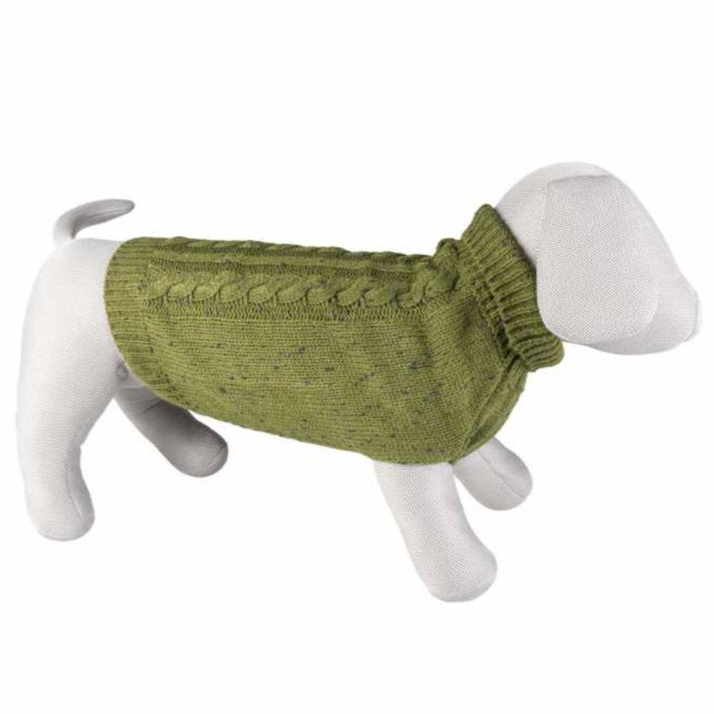 Duvo+ Dog Sweater Cozy Green Medium