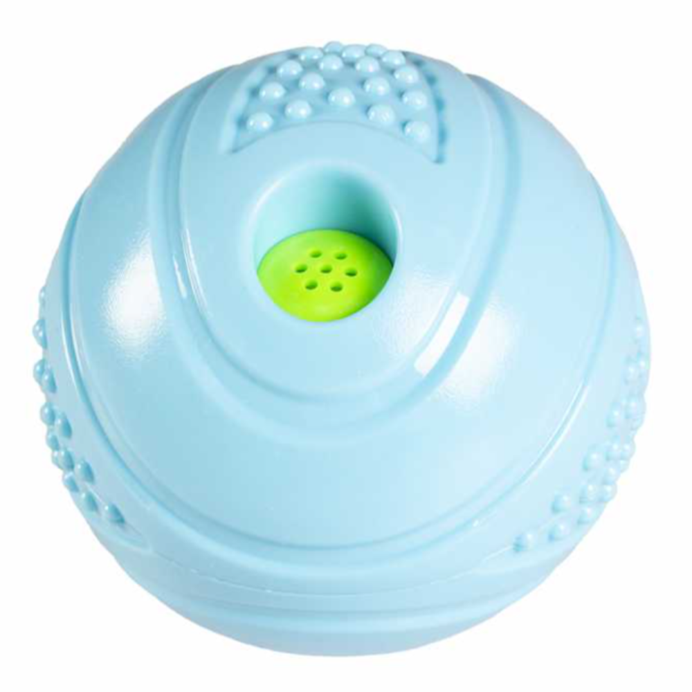 Duvo+ Dog Toy Rubber Giggle Bulby Ball Blue
