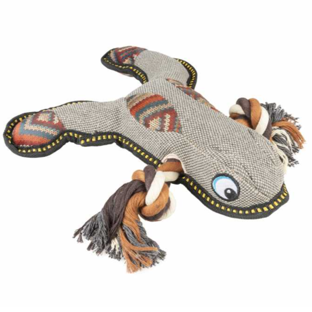 Duvo+ Canvas Frog Grey 30X27X7cm