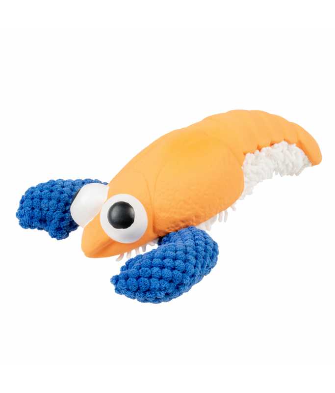 Duvo+ Plush & Latex Lobster orange/blue