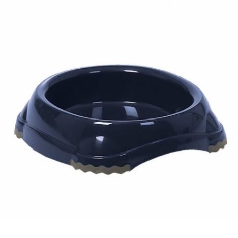 Moderna Smarty Plastic Non Slip Pet Food Bowl Black 735ml