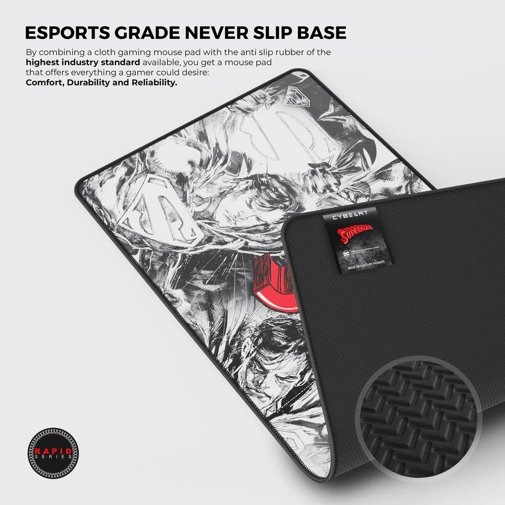 Cybeart Superman Jim Lee Edition Gaming Mouse Pad