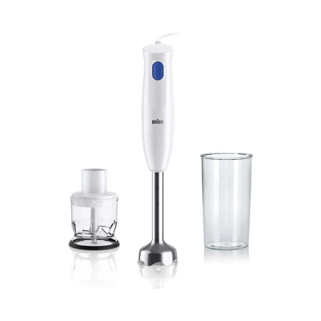 Braun 2in1 Hand Blender MultiQuick 350ml Chopper - White (HB101 AI)