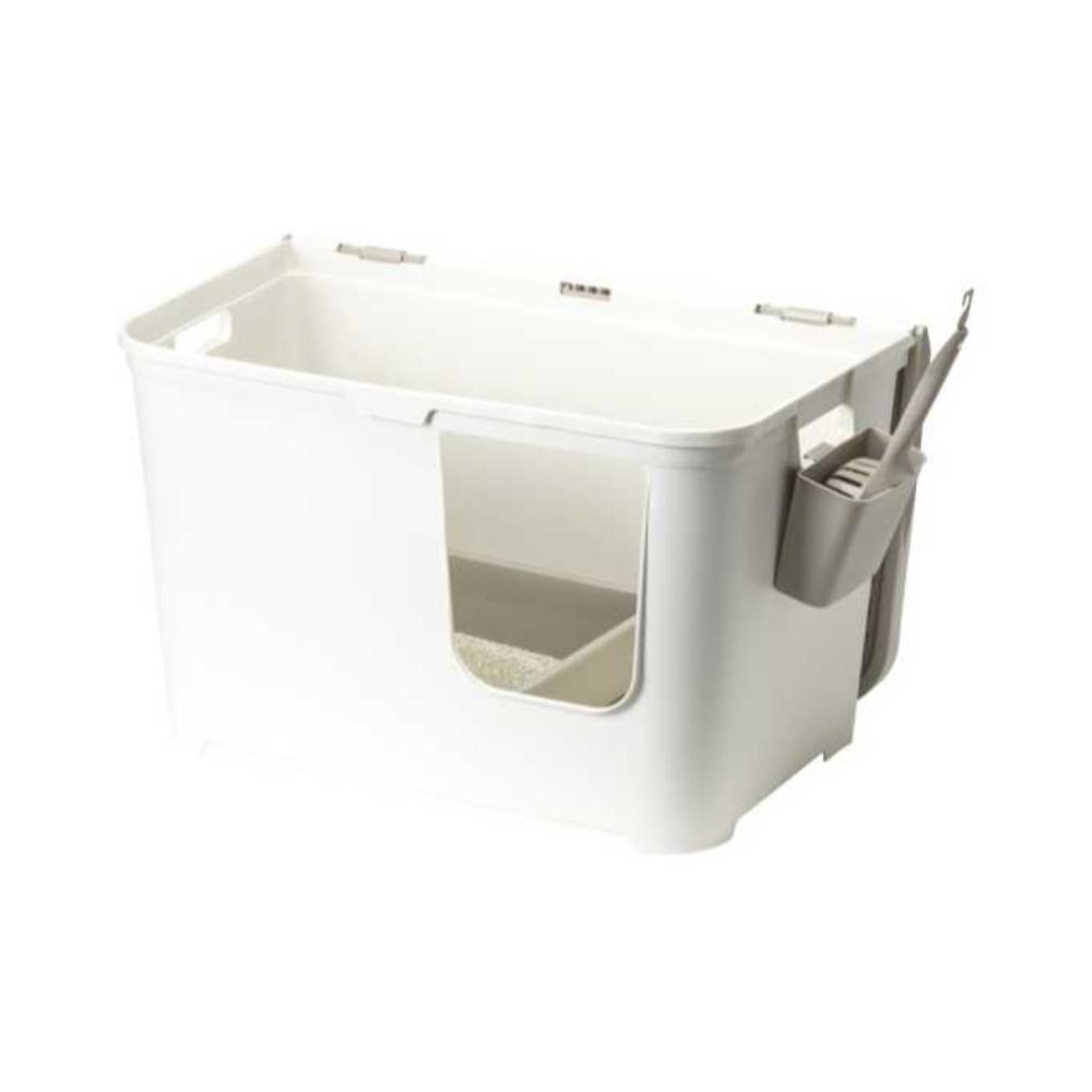 Moderna Casetta Camelia Revolutionary Litter Box Soft White