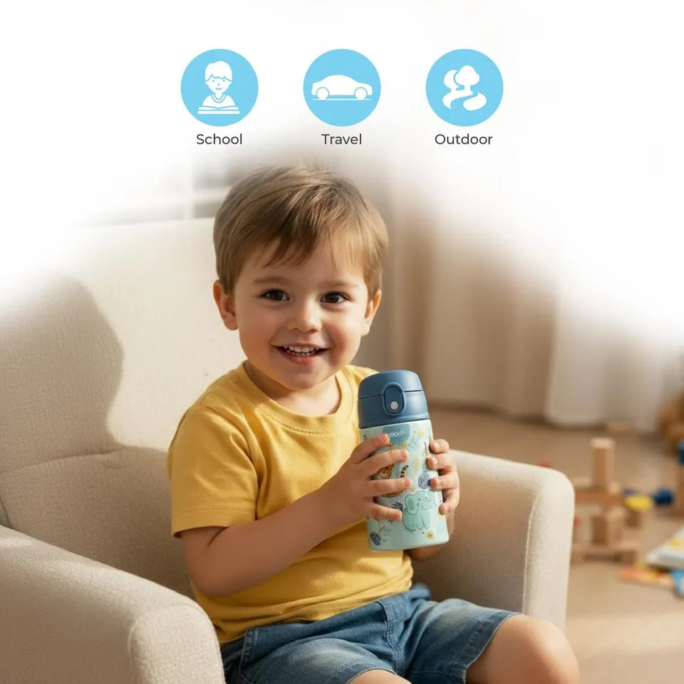 MOON Kids Insulated Water Bottle – Animal