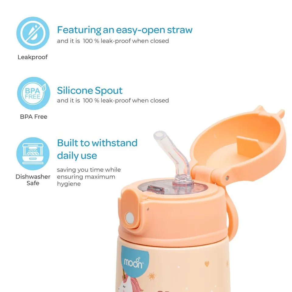 MOON Kids Insulated Water Bottle – Rainbow