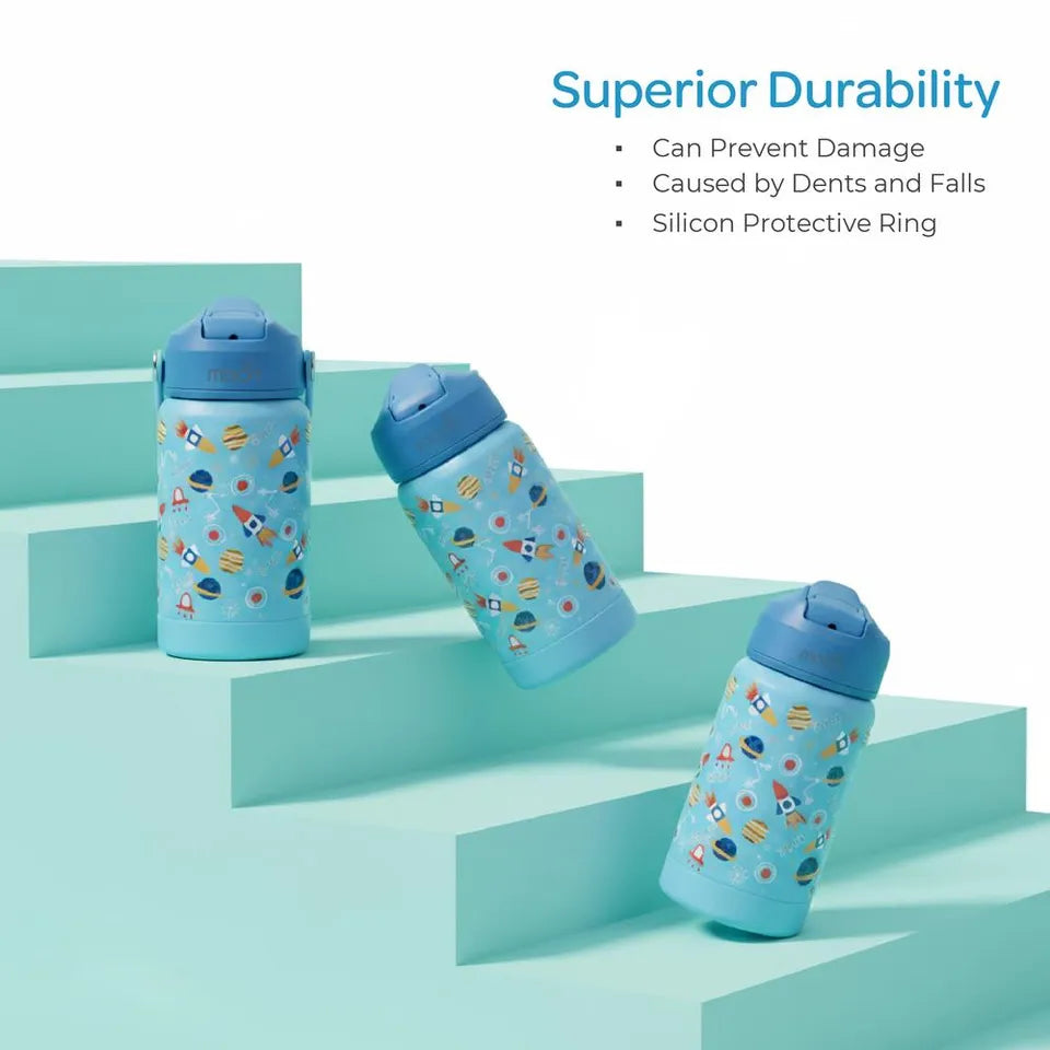 MOON Kids Insulated Water Bottle – Space Adventure