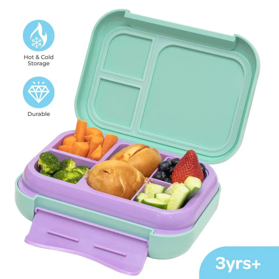 Moon - Kids Lunch Box Set With Insulated Bottle & Carry Bag With Strap - Mermaid