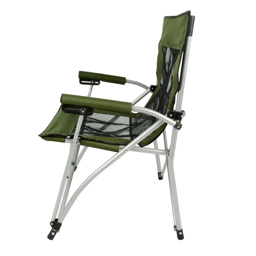 Folding Camping Chair Cool Mesh Fishing Chair with Storage Backpack