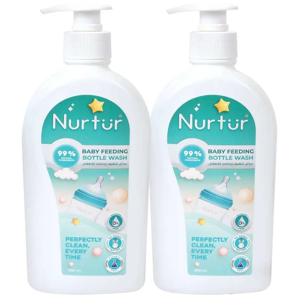 Nurtur - Baby Bottle & Toys Liquid Cleanser - Pack of 2 - 500ml