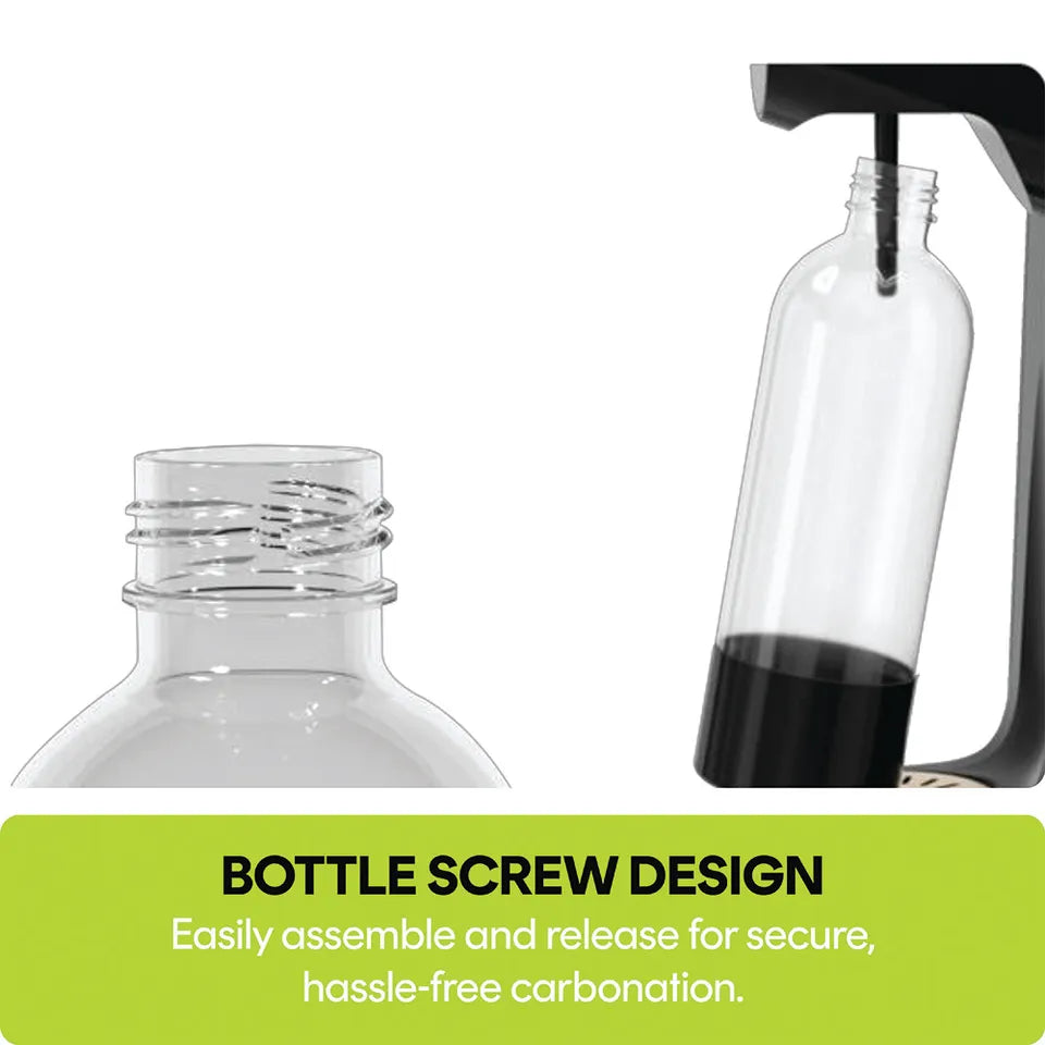 Nutricook - Fizzi Soda Maker - Black - 1L