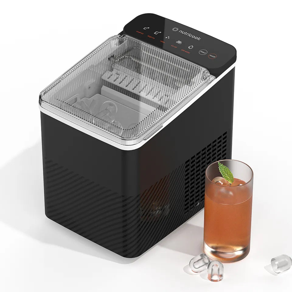 Nutricook - Icy Bullet Ice Maker - Black