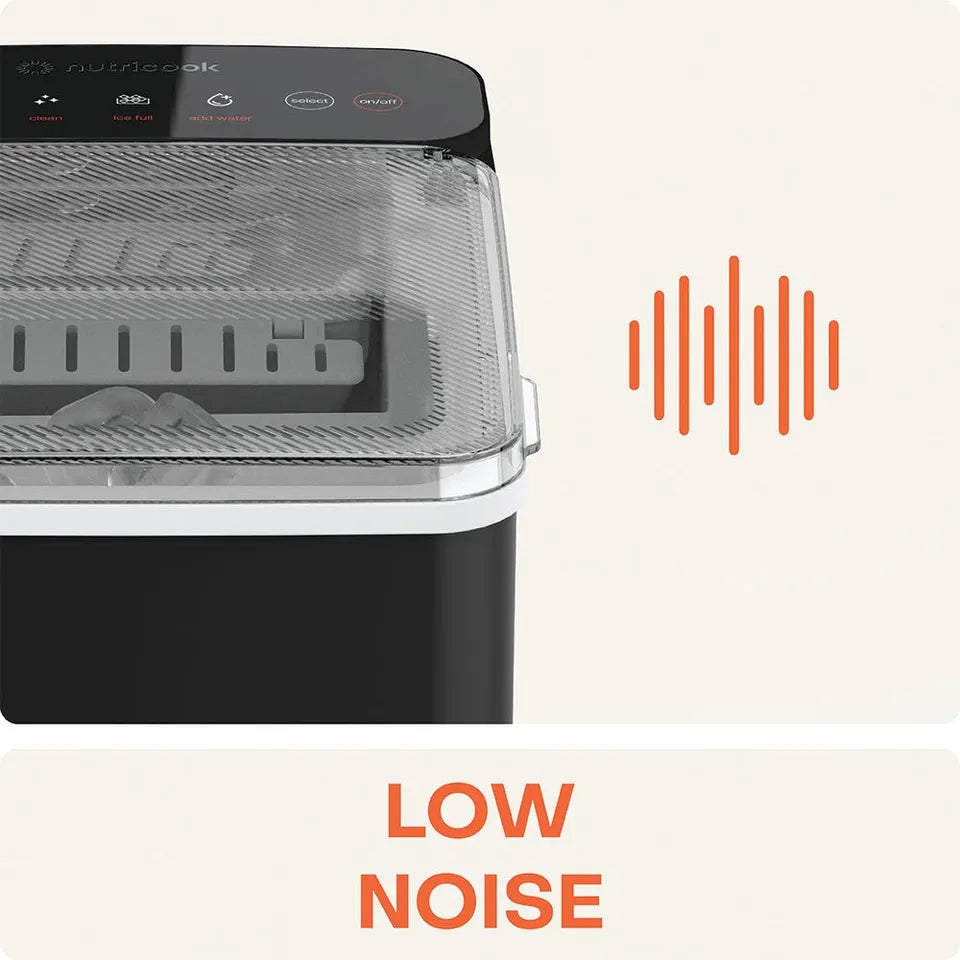 Nutricook - Icy Bullet Ice Maker - Black