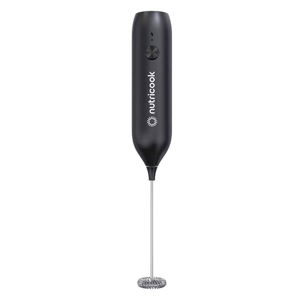 Nutricook Rechargeable Milk Frother Black