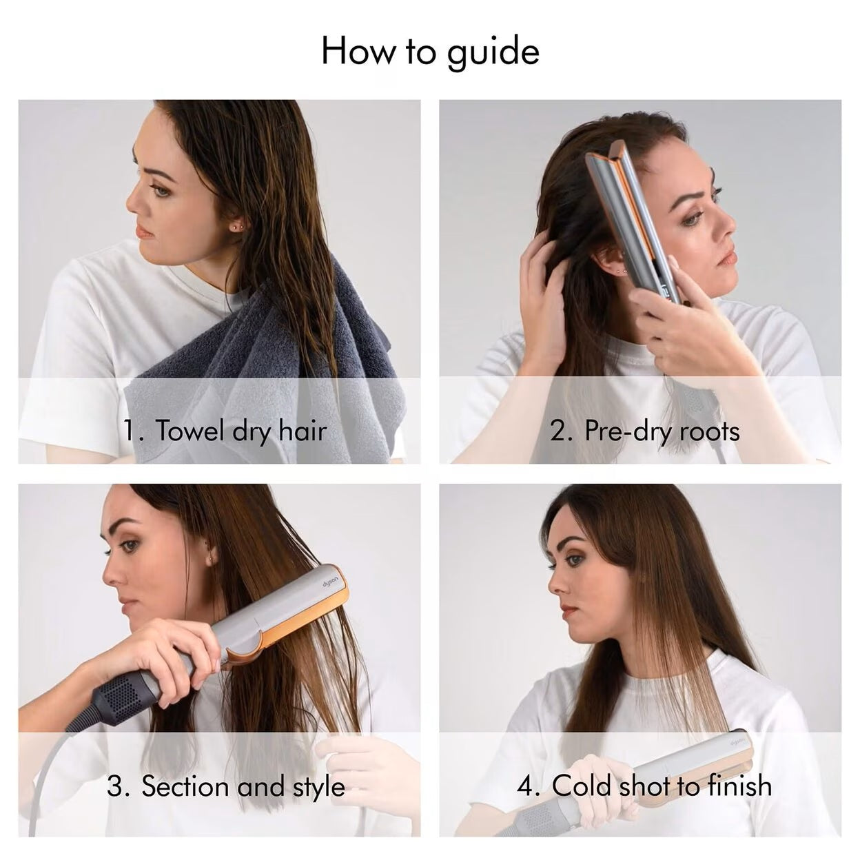 Dyson Airstrait Straightener in Red Velvet/Gold