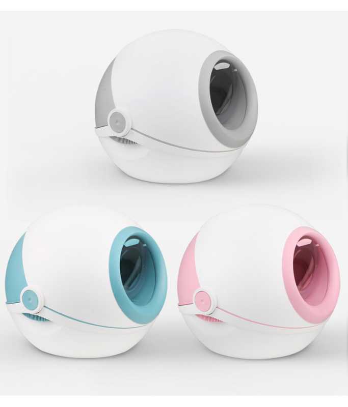 Pado Advanced Cat Toilet Assorted Colors 53.5x51x46.5cm