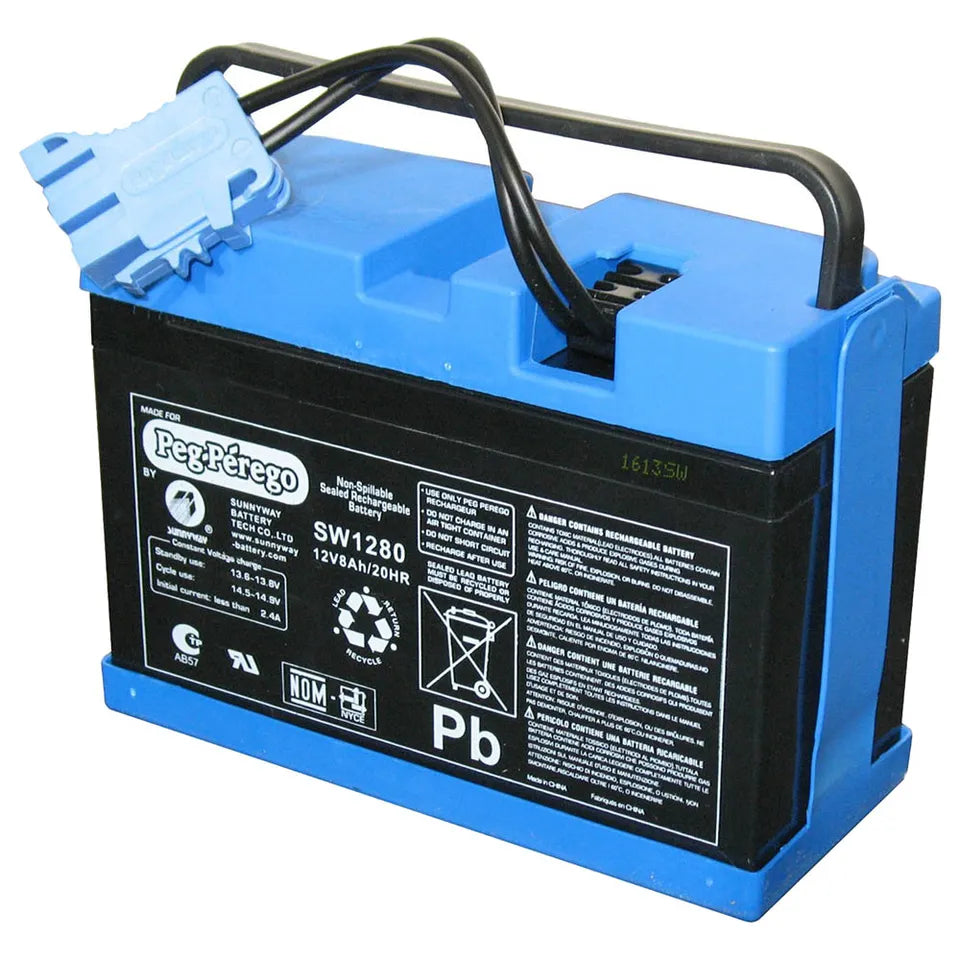 peg perego 12v 8ah battery Peg Perego - 12V 8Ah Battery - Blue – Flitit