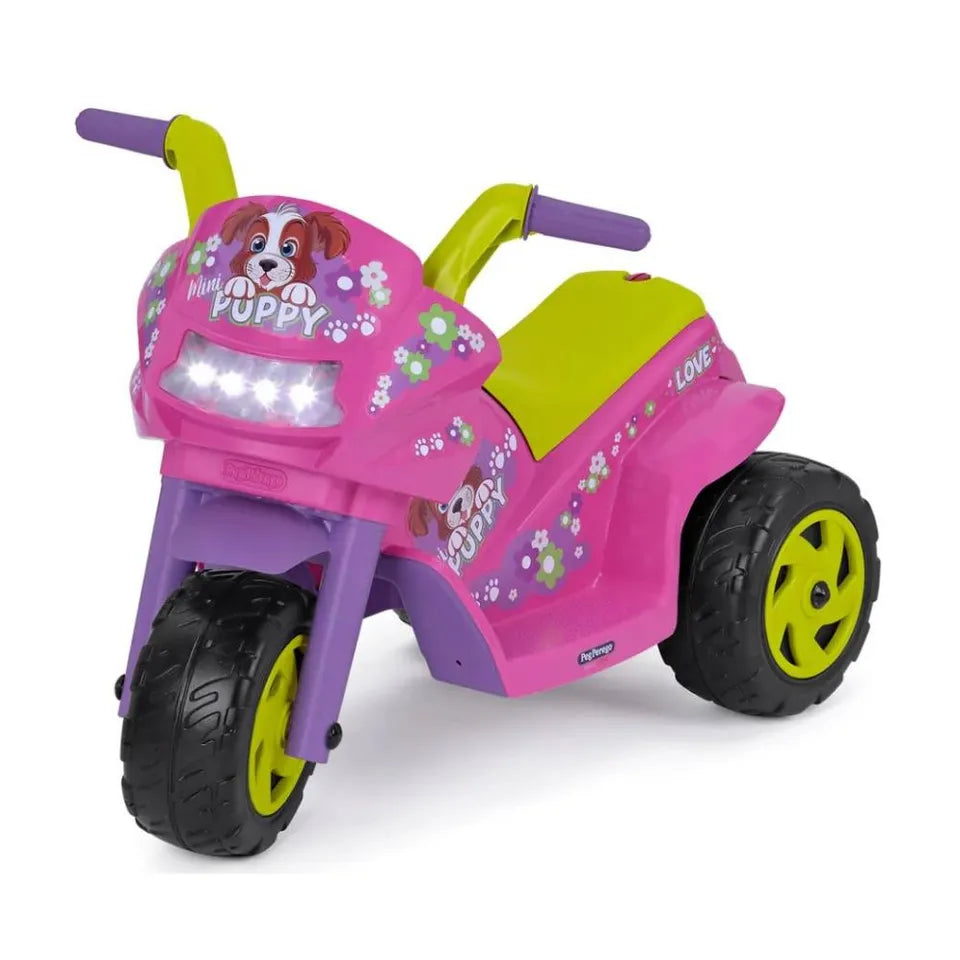 pink peg perego Peg Perego - Mini Puppy Ride On Toy - Pink – Flitit