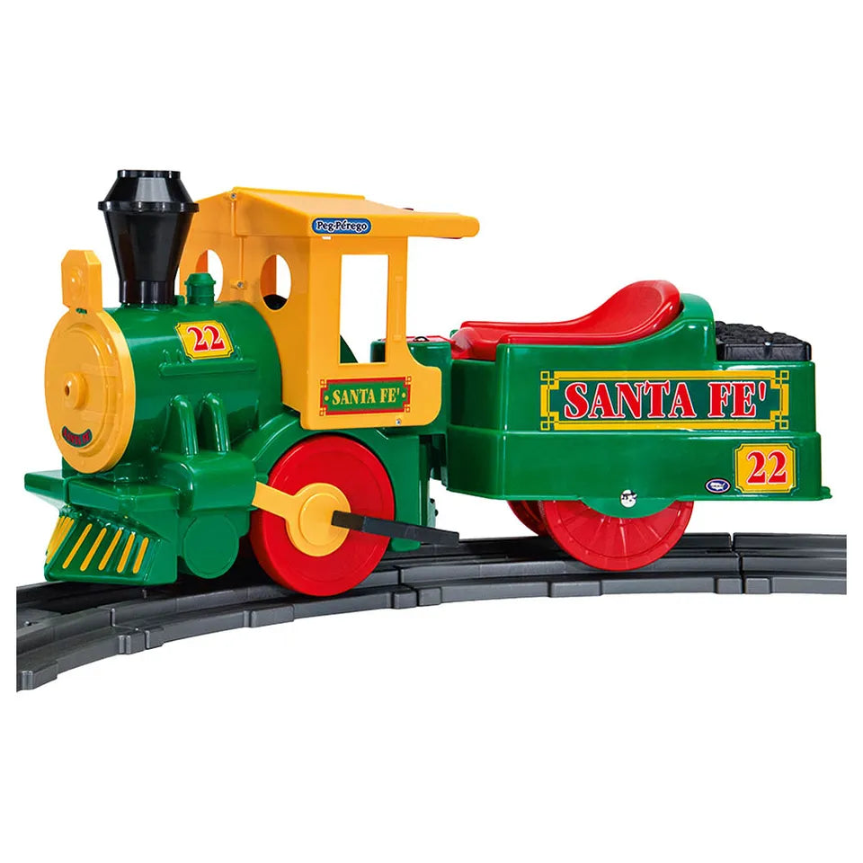 Peg Perego - Santa Fe Train Ride On Toy - Green – Flitit