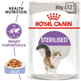 Royal Canin FHN Feline Breed Nutrition Sterilised Jelly Cat Wet Food12x85gm