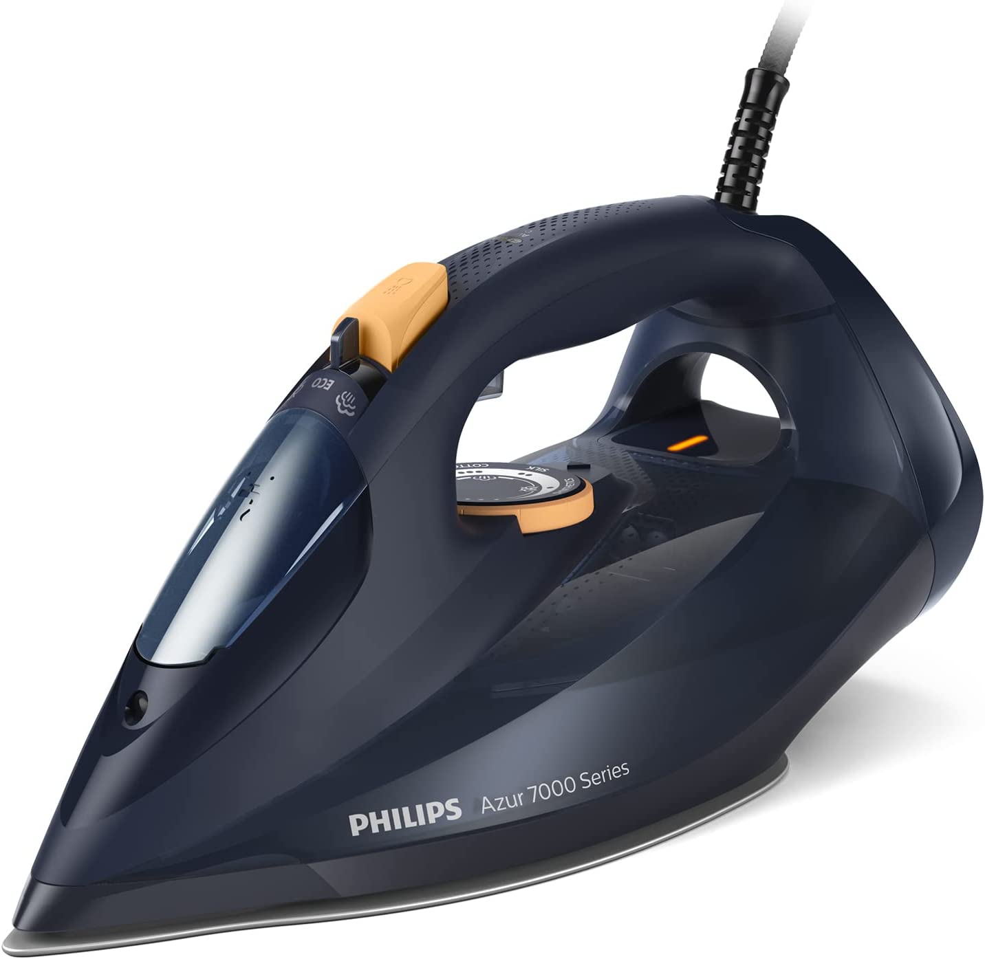 Philips Azur 7000 Series HV Steam Iron - DST7060/26 Black & Yellow