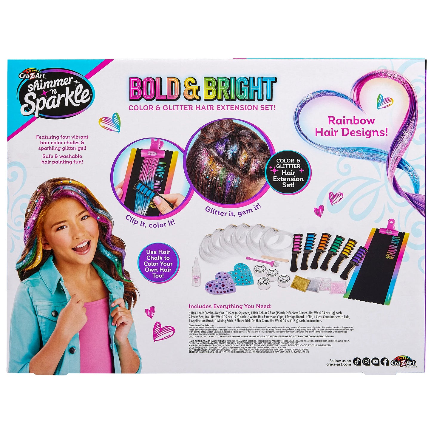 Shimmer N Sparkle FX Hair Extensions Value Set