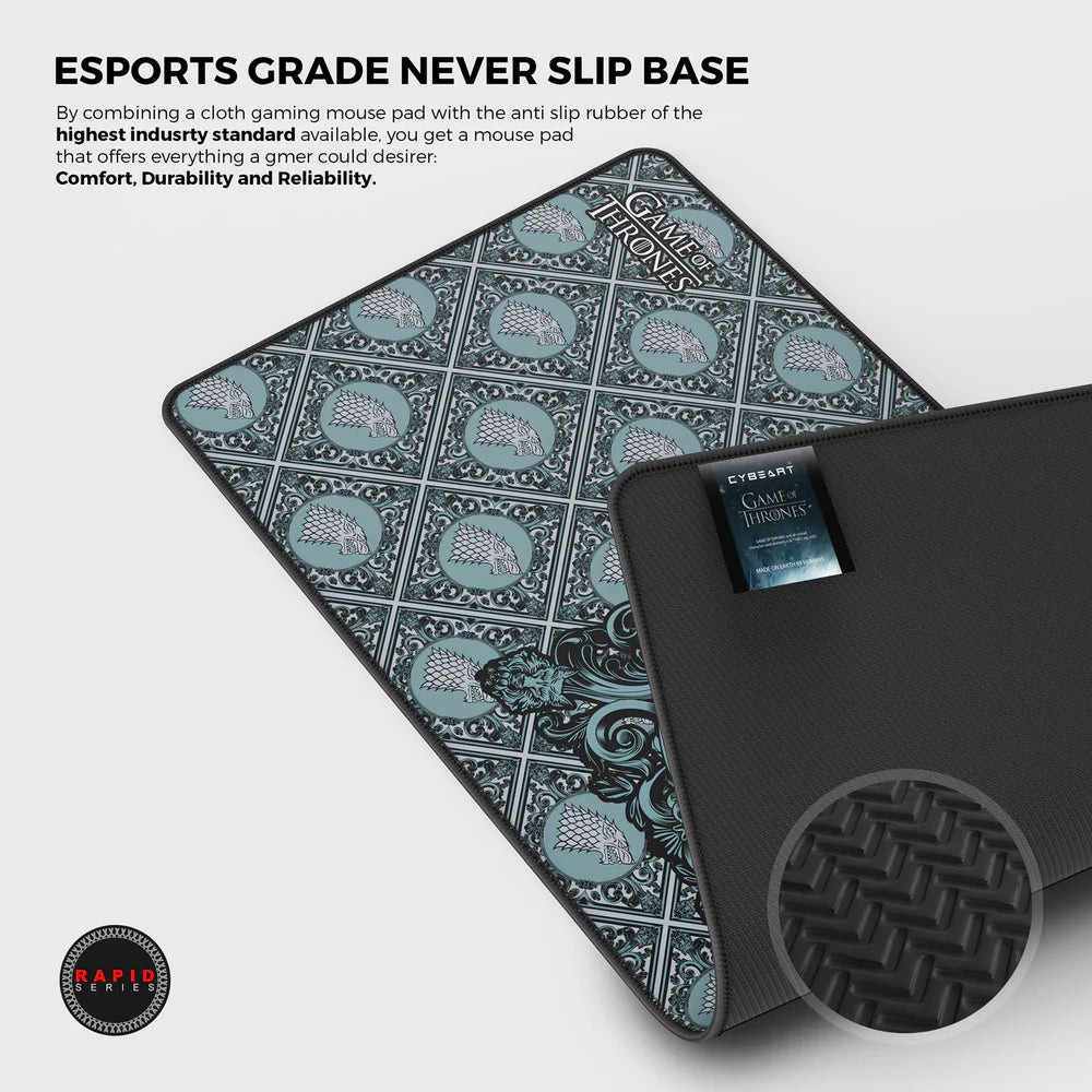 Cybeart House Stark Gaming Mouse Pad