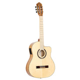 جيتار فلامنكو من سلسلة Ortega Thomas Zwijsen Signature مع موازن صوت وحقيبة للحفلات الموسيقية