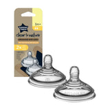 Tommee Tippee - Closer To Nature Advanced Anti Colic Medium Flow Teats (3m+) Teats x2