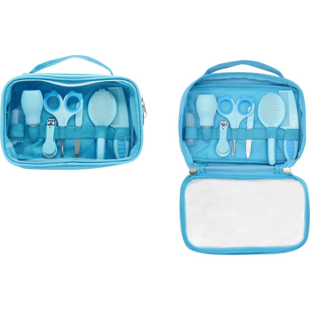 Babyjem - 7-Piece Baby Grooming Set for Babies - Newborn - Blue - 0 Months+