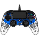Nacon Wired compact Controller PS4 - Clear Blue