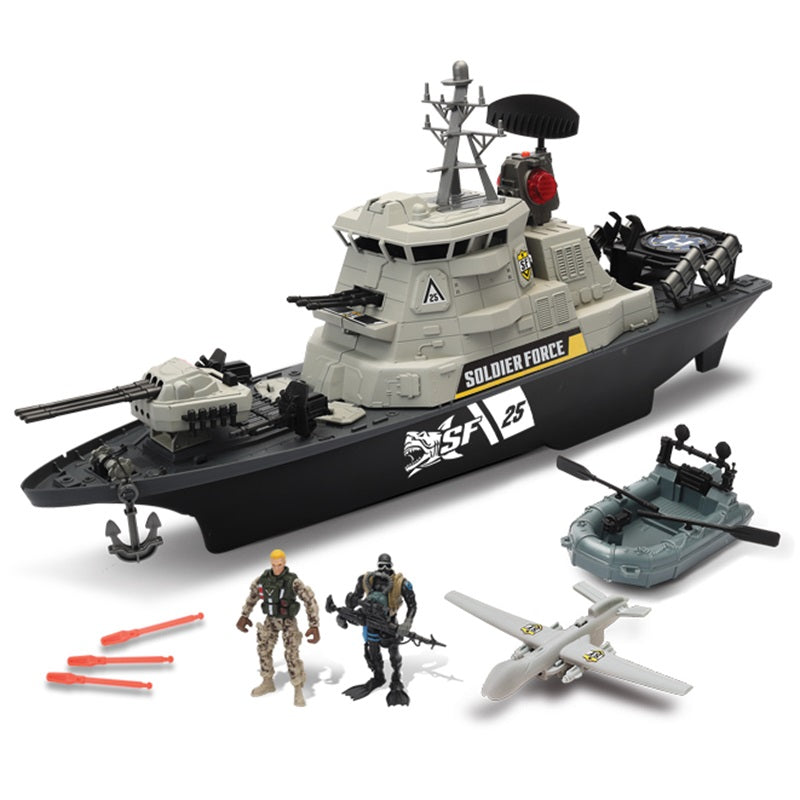 Chapmei Soldier Force Hurricane Battleship Playset