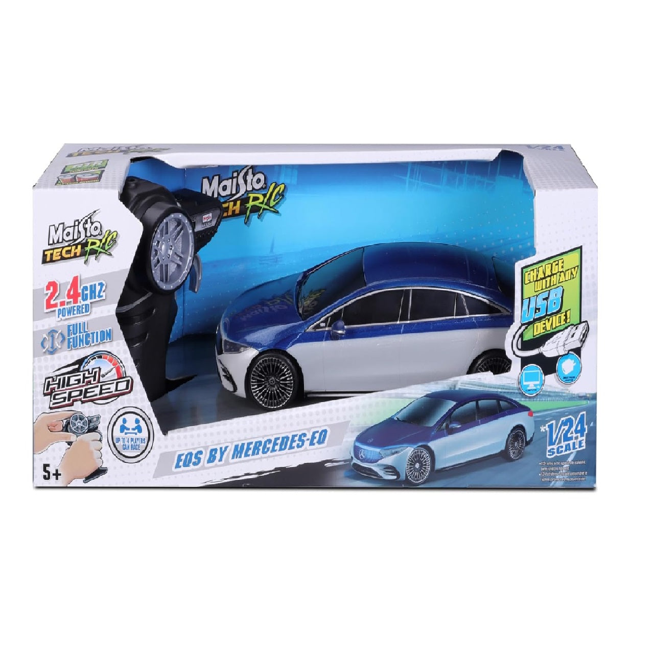 Maisto R/C - 1:24 - Premium Mercedes-Benz EQS (82341)