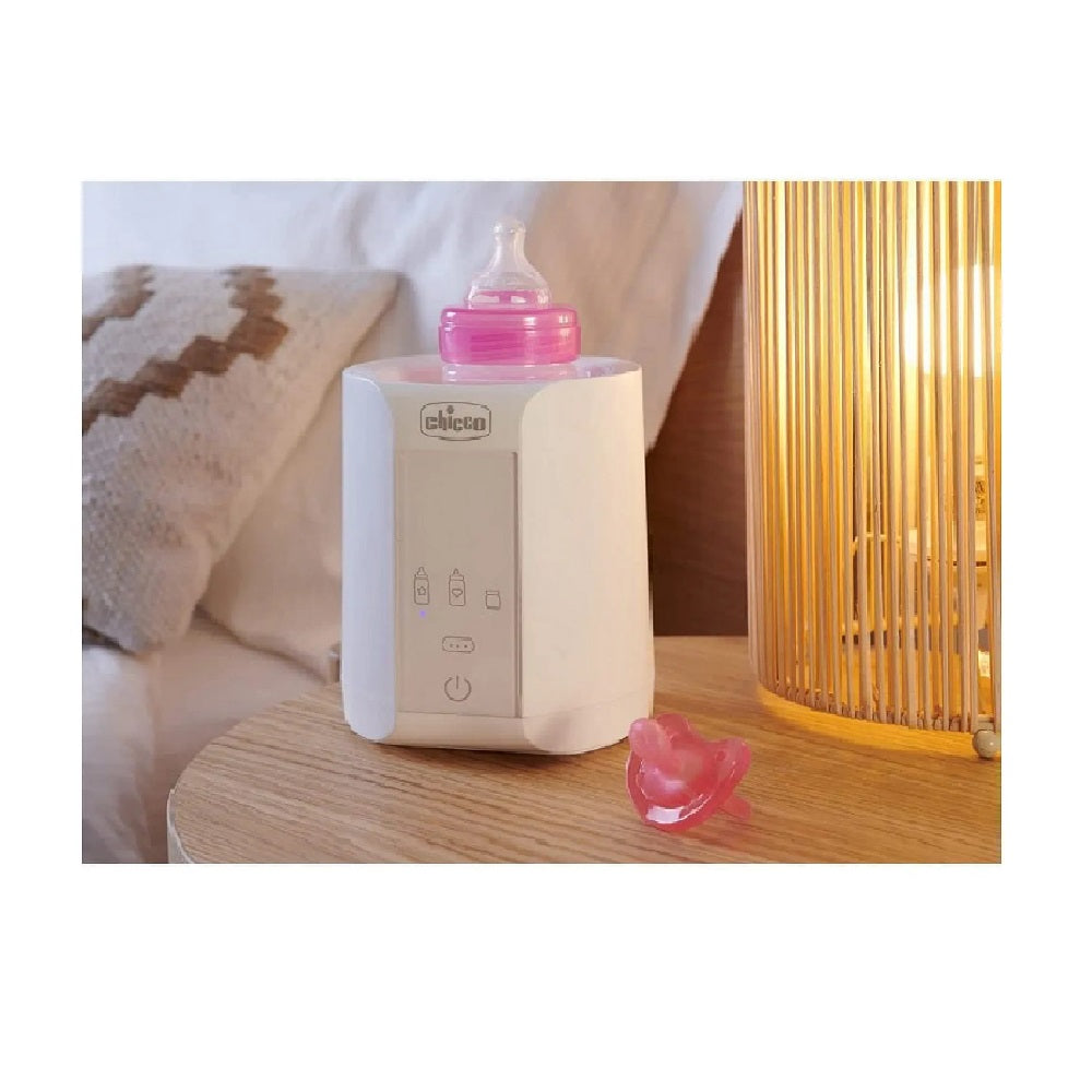 Chicco Home Bottle Warmer with Audible Alarm, 3-in-1 Milk and Baby Food Heating
