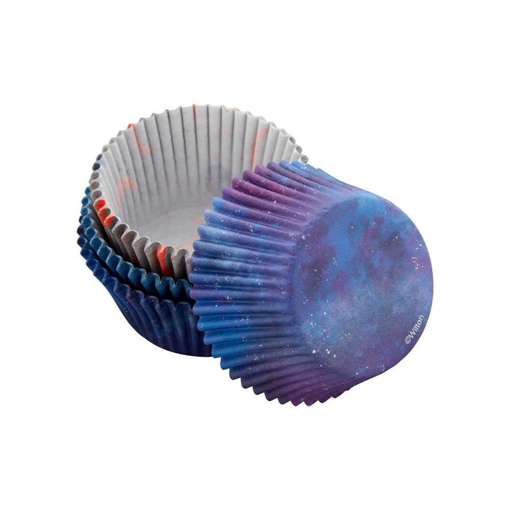 Wilton Outer Space and Galaxy Standard Baking Cups, Set of 75